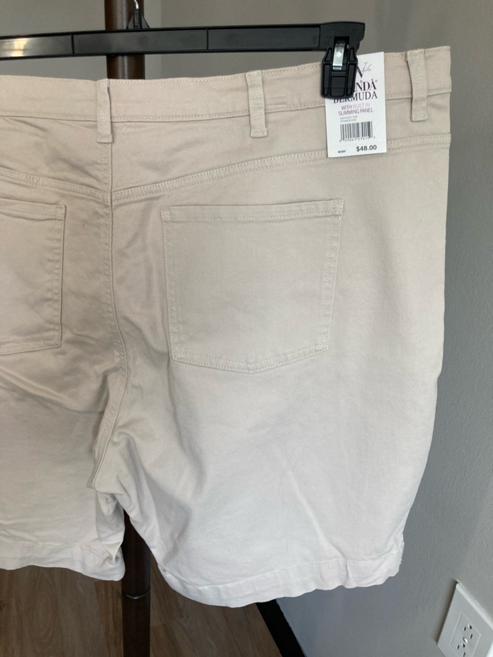 Gloria Vanderbilt stonewood jean Bermuda short flawless stretch classic rise 24W - Picture 7 of 17